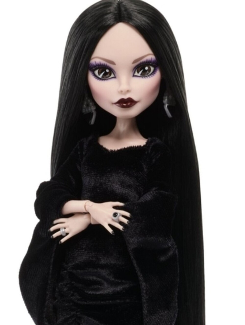 Monster High x Wednesday Morticia Addams Skullector Doll New In Box - Picture 13 of 13